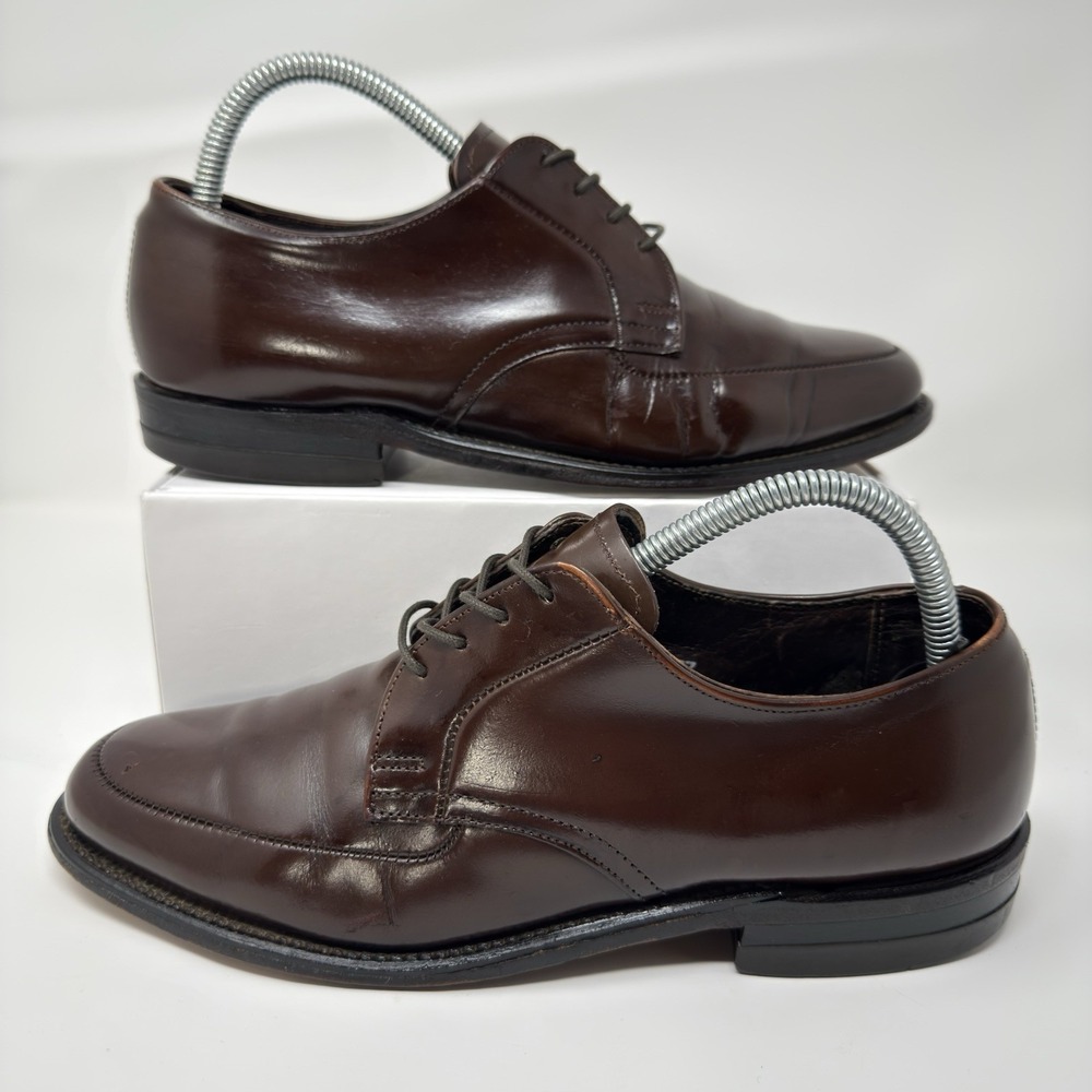 Vintage O'Sullivan Executive Imperials Mens Leather Oxford Size 6.5D Brown USA‎